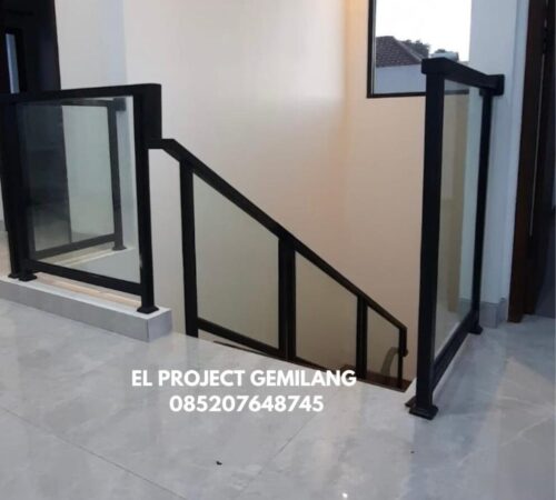 Railing TanggaBalkon Kaca Tempere (3) Railing TanggaBalkon Kaca Tempere (3)