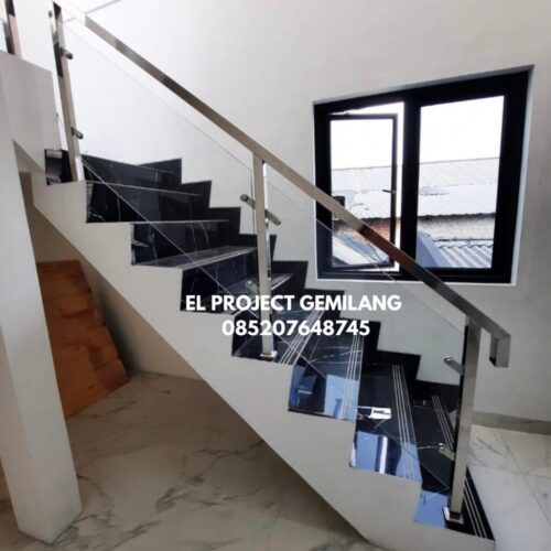 Railing TanggaBalkon Stainless (6) Railing TanggaBalkon Stainless (6)